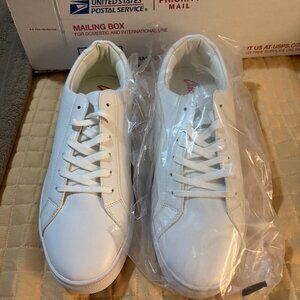 New, Classic, 10.5 All White Lifestyle Street Sneakers